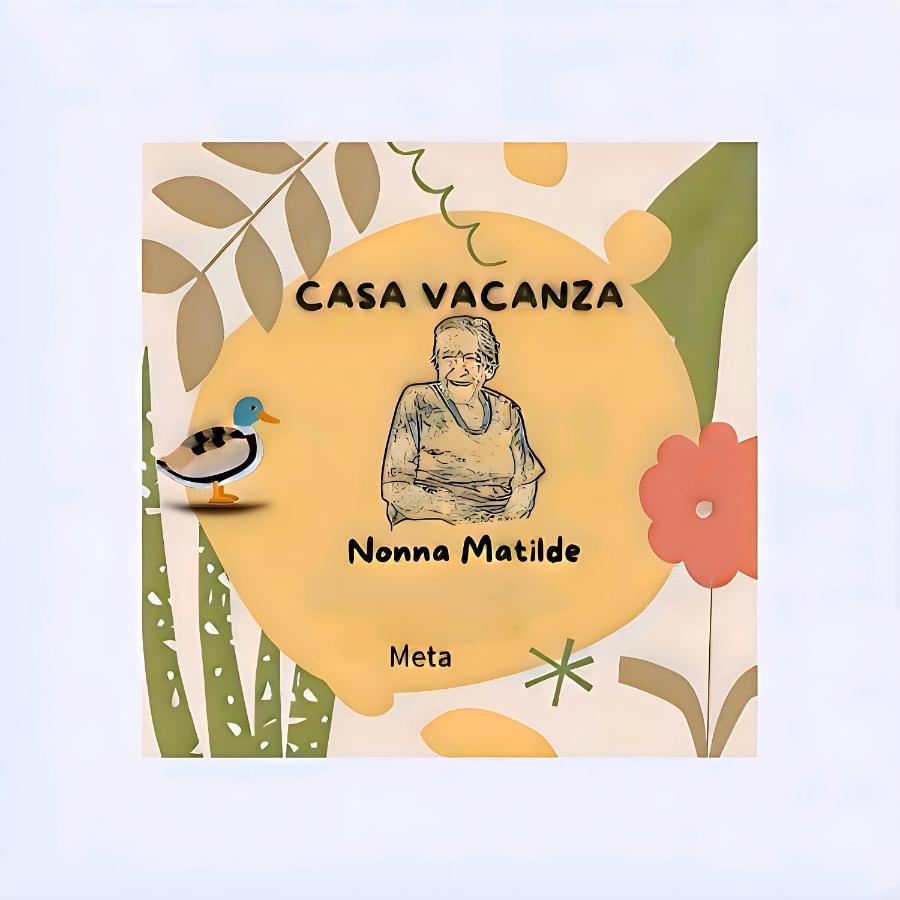 Casa Vacanza "Nonna Matilde" A Meta Di Sorrento, 600Mt Dal Mare, Casa Per 4 Exterior foto